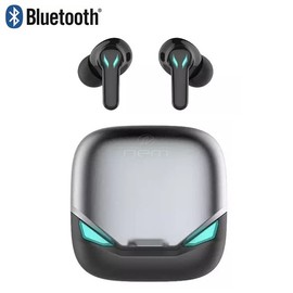 True Wireless Bluetooth Stereo Gaming Headset GT1 | 5-7hrs Playtime, in-Ear, Noise Cancelling, IPX6 Waterproof, LED Display, Built-in Microphone, 5.2 Bluetooth Chip, Tri-Mode (Black)