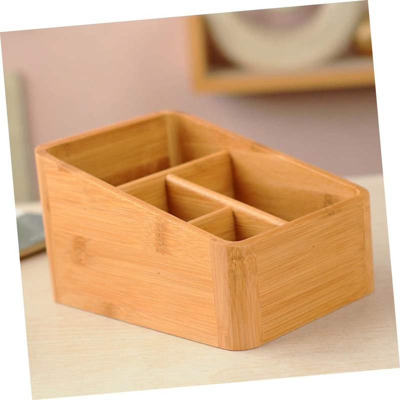 Gatuida 1Pc Desktop Storage Box Multi Compartment Makeup Organizer for