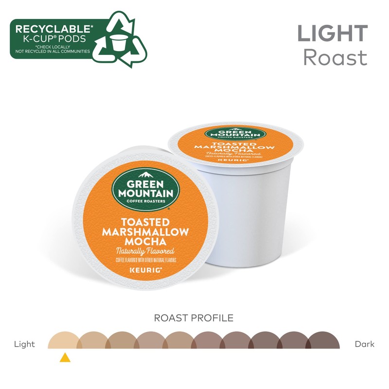 Green Mountain Coffee Roasters Seasonal Selections Toasted Marshmallow Mocha, 72