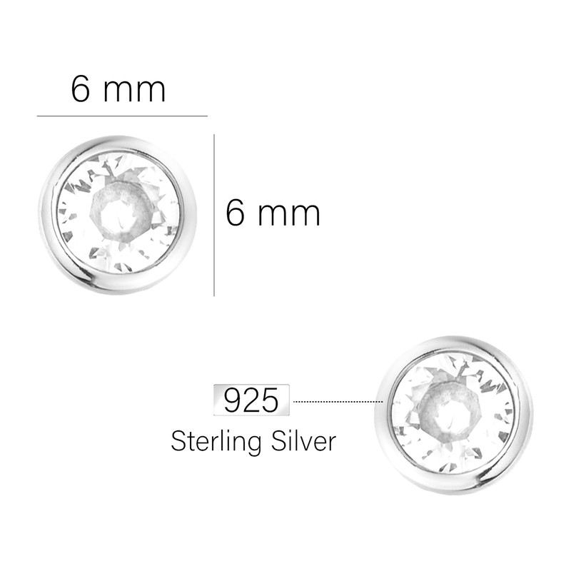 SOFIA MILANI - Women's Earrings 925 Silver - Zirconia Stud