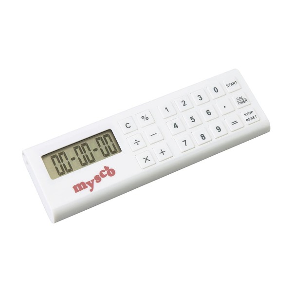 Mysco Calculator with Timer (with strap) MY-NS0350 Color: White