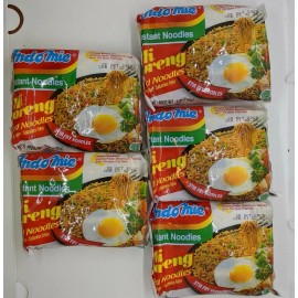 INDOMIE 5 packs of (85g) Indomie Instant Noodle 100% HALAL Mi Goreng FRIED NOODLES