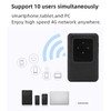 4G LTE Mobile WiFi Hotspot 10 User Connections Fast Internet