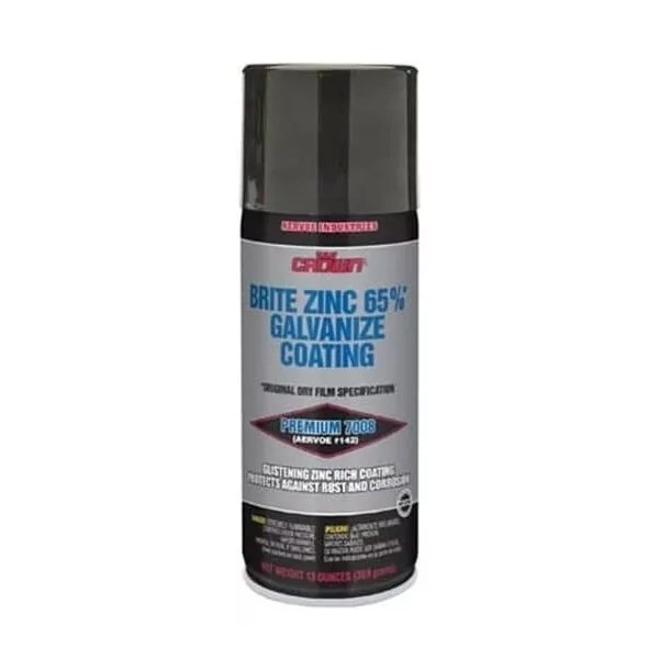 Aervoe 7008 13-Ounce 65% Zinc-Rich Brite Galvanize Coating Aerosol Spray