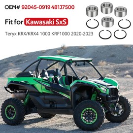 Front & Rear Wheel Bearing Kit for Kawasaki Teryx KRX KRX4 1000 KRF1000 2020 2021 2022 2023 92045-0919 481J7500