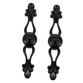 ORFOFE 2pcs European Style Gold Handles Vintage Knobs Wardrobe Handles Drawer Pulls Home Decoration