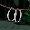 Large Women's Hoop Earrings, Silver Bling Hoop Earrings, Large with