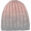 styleBREAKER 04024196 Unisex Knitted Hat with Colour Gradient and Rib