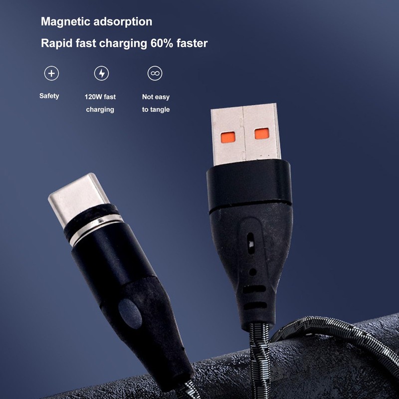 Tonysa Magnetic Charging Cable, 120W 1 Meter Super Fast Charging
