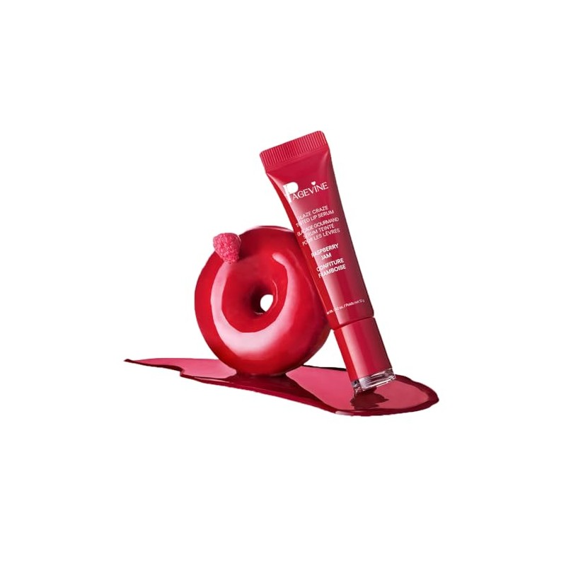 TAIKELOP Tinted Lip Serum with Donut-Shaded Applicator: Hydrating Lip Serum
