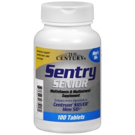 21st Century Sentry Senior Men's 50+ Multivitamin & Multimineral Tablets 100 EA