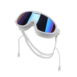 NICEYEA Anti-Rutsch-Silikon-Schwimmbrille für Erwachsene Unisex-Schwimmbrille Professionelle Silikon-Schwimmbrille mit integrierten Ohrstöpse Wasserdicht & Anti-Beschlag-Schwimmbrille