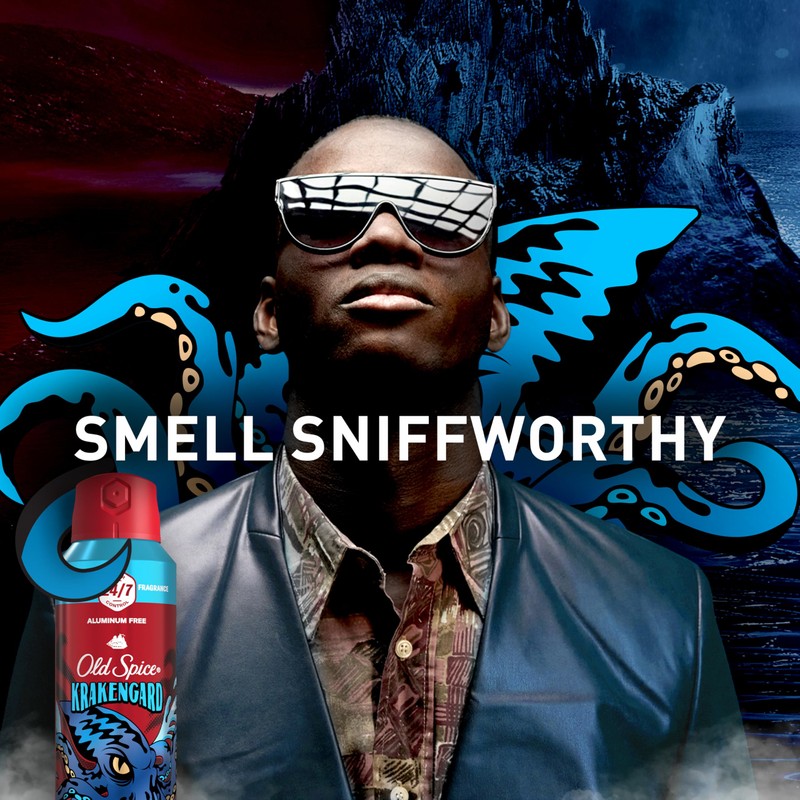 Old Spice Aluminum Free Body Spray for Men, 24/7 Odor