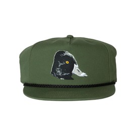 Banded Ringneck Rope Cap – Classic Waterfowl Hunting Hat with Adjustable Snapback Closure (US, Alpha, One Size, Olive)