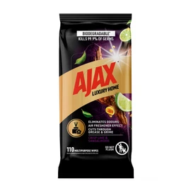 Ajax Luxury Home Multipurpose Cleaning Wipes Crisp Lime & Sandalwood 110 Pack
