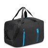 RONCATO Compact Neon Travel Bag Foldable Cabin, black