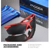 Xagger Polarized Wrap Around Sport Sunglasses for Men Women UV400