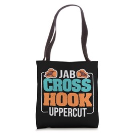 Jab Cross Hook Uppercut Kickboxing Boxing Sports Tote Bag