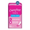 Carefree Regular Panty Liners, Extra Long, Unscented, 93 Ct, 8