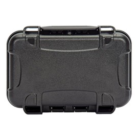 Nanuk 225 Waterproof Hard Case with Durable ABS Shell, Dustproof Seal, and Secure Latches (Black)