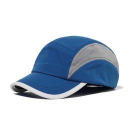 Clape 5 Panel Baseball Cap Quick Dry Short Brim Running Cap for Men Women Breathable Lightweight Sport Cap Summer Sun Cap