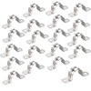 Generic Stainless Steel Pipe Strap Clamps, 16mm, U-Shaped Saddle Clamps