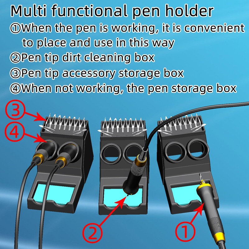 FIRElood Wood Burning Tool, Wood Burner kit Pen 25~750℃, Wood