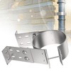YUEYIN 3" Adjustable Fireplace Chimney Wall Bracket, Pellet Chimney Wall