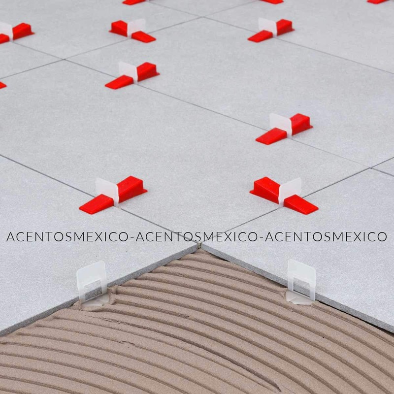 Sistema de Nivelacion Niveladores Azulejo Porcelanico Losetas Porcelanato Clips Corbatas