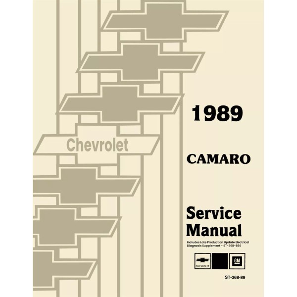 1989 Chevy Camaro Service Manual