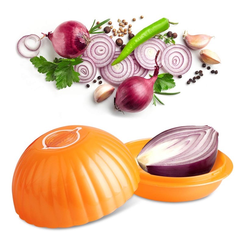 ZTFORUS Onion Keeper Set Fridge Food Saver to Contain Tomato