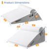 Sasttie Wedge Pillow Set for After Surgery, 2PCS Adjustable Bed