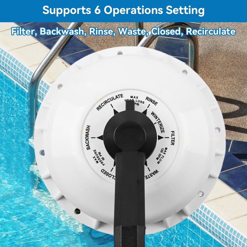 272422 Valve Top Assembly Compatible with 2 Inch Hiflow Pool