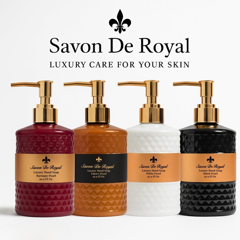 Savon De Royal Luxury Liquid Hand Soap, Vanilla - Orange
