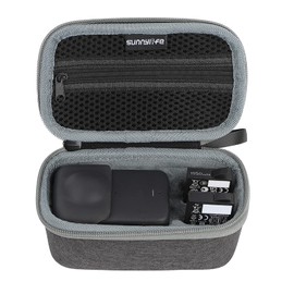 Anbee Portable Case for DJI OSMO 360 Action Camera & Accessories, Hard Shell Shockproof Travel Storage Bag - Compact EVA Organizer Box with Custom Fit (Compact Case)