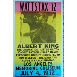 Ron's Past and Present Wattstax 72' w/Albert King in Los Angeles Poster