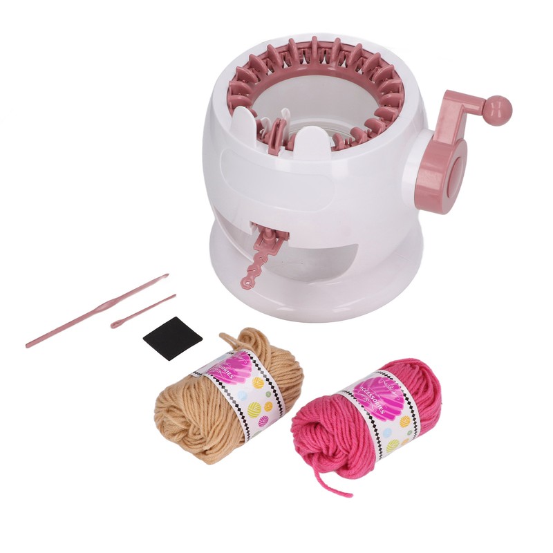 Small Kids Knitting Machine 22 Needles 2 Color Strings Hand