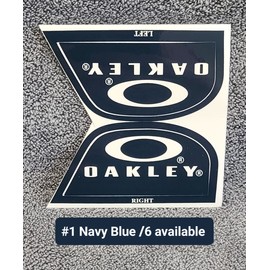 Oakley Football Helmet Visor Eye Shield Tab Sticker Decals (Read Description)