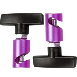 JoyTube Lift Support Clamp Hood Strut Fixing Clamps Stay Holder for Tailgates and Trunks with up to Dia.3/8” (10mm) (Purple-Pack of 2)