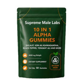 SupremeMale 10 in 1 Alpha Gummies, Supreme Male Alpha Gummies，4000 mg for Men