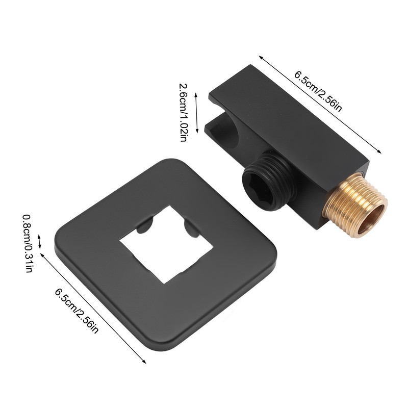 Handheld Shower Wand Holder Copper Adjustable Universal Handheld Showerhead Holder