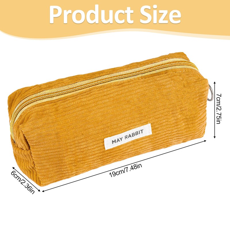 Deepton Pencil Case, yellow, pencil case