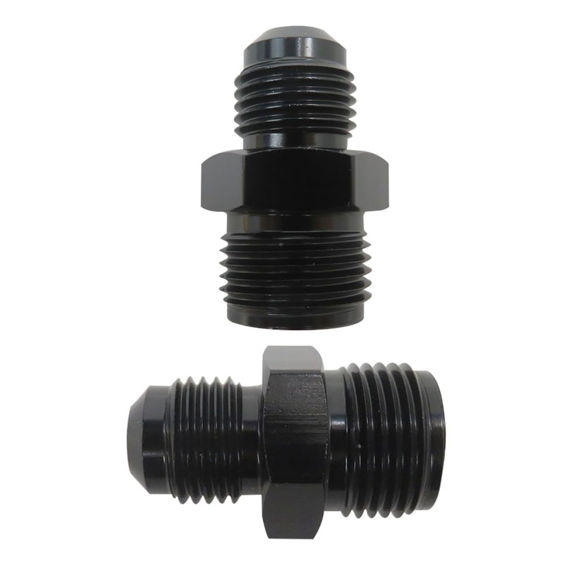 YKISON Upgraded 6AN Power Steering Fittings 5/8-18 and 11/16-18 Inverted