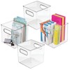 iDesign Pantry Storage Bins with Handles - Cube Organizer Bins