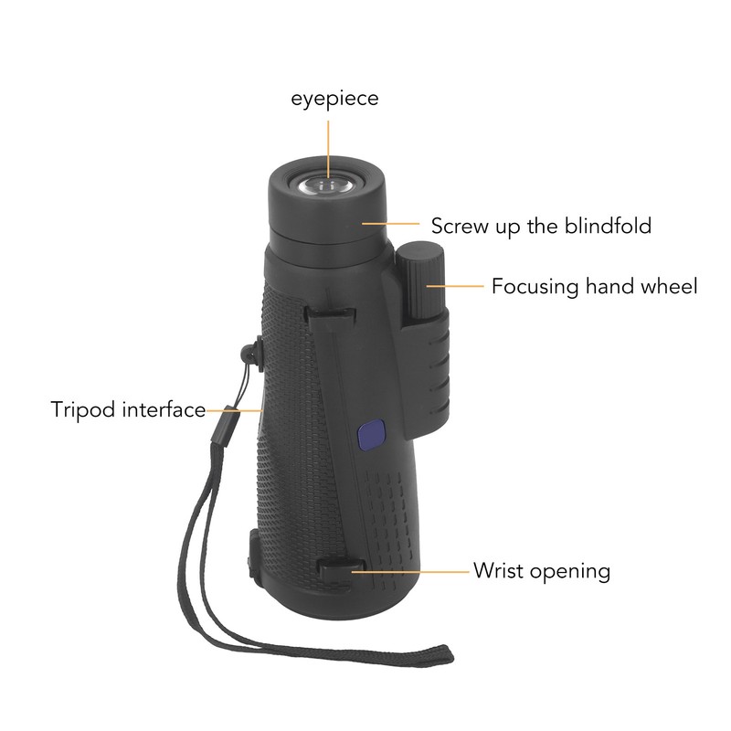 12X50 HD Monocular High Power Monocular Telescope for Adults 1/4