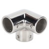 3 Way Corner Tee Joint 316 Stainless Steel Mirror Polished