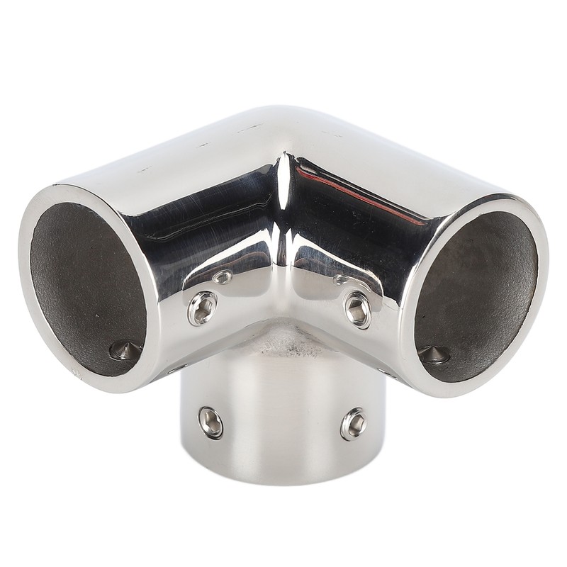3 Way Corner Tee Joint 316 Stainless Steel Mirror Polished