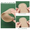 PH PandaHall 4pcs Bag Bottom Oval Bottom Nail Bag Craft