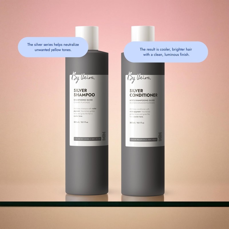 By Veira Silver Shampoo 300ml – Neutralises Brassy Tones in