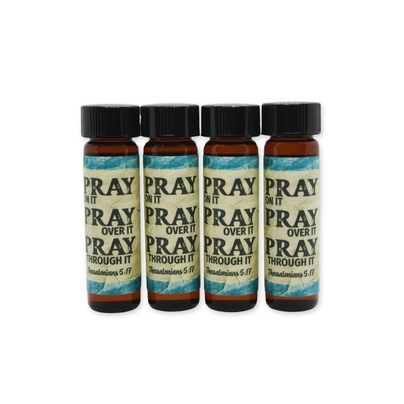 His Word Anointing Oil Gift Set, Pray Without Ceasing, Extra